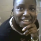 A black girl is video recorded while she is finishing up her shit in the bathroom. She is a good sport about it and gets off of the toilet to show us her finished product!